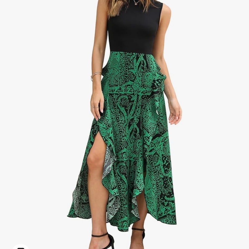 Double slit dress